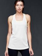 Gap Women Illusion Racerback Tank - White