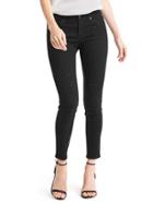 Gap Women Stretch 1969 Studded Front True Skinny Jeans - Solid Black