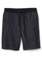 Gap Men Denim Drawcord Shorts 9 - Dark Indigo
