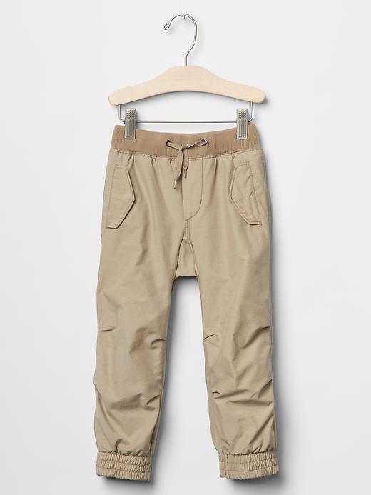 Gap Jersey Lined Lifestyle Joggers - Cargo Khaki