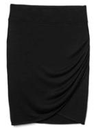 Gap Women Softspun Knit Tulip Skirt - True Black
