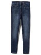 Gap Women Super High Rise True Skinny Crop Jeans - Medium Indigo