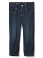 Gap High Stretch Super Soft Slim Jeans - Dark Wash Indigo
