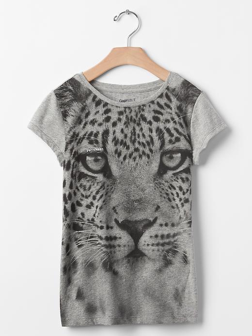 Gap Embellished Graphic Tee - Heather Grey