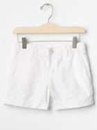 Gap Solid Midi Shorts - White