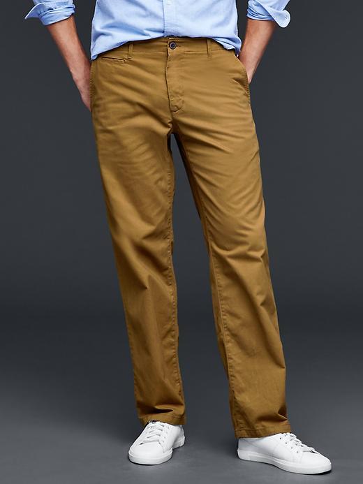 Gap Men Lived In Relaxed Khaki - Palomino Brown