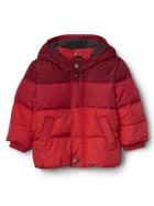Gap Ecopuffer Fleece Lined Hoodie - Modern Red