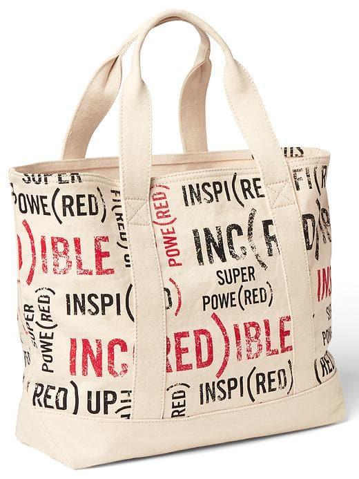 Gap Women X Red Medium Utility Tote - Red