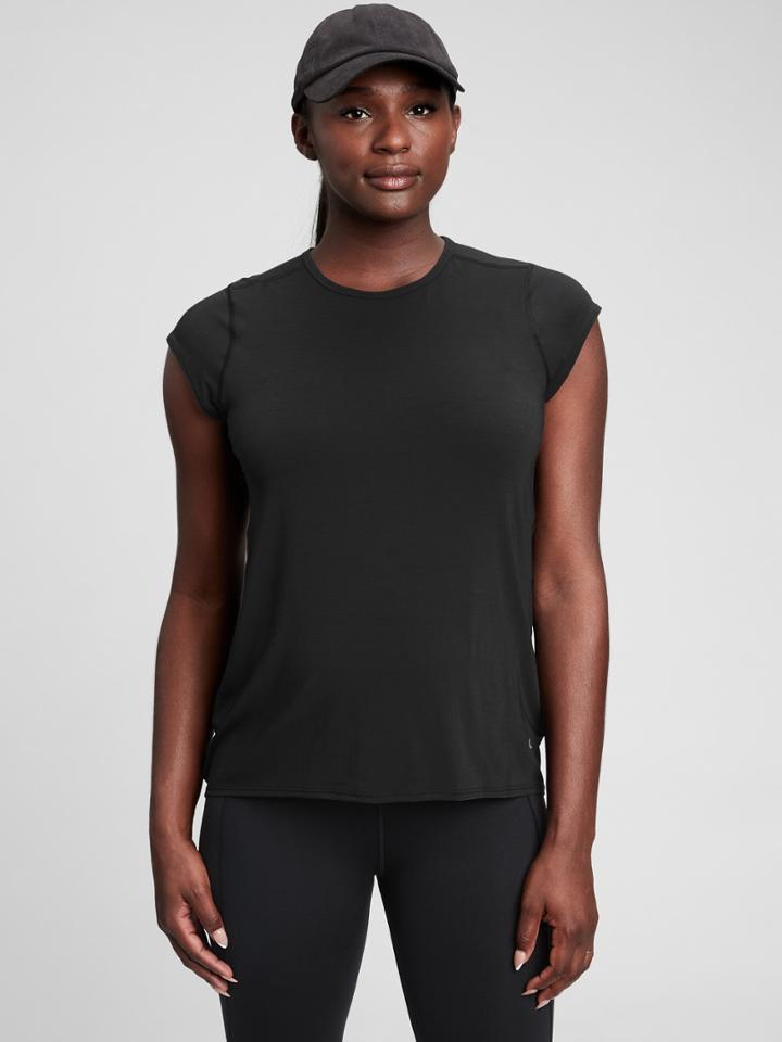 Maternity Gapfit Breathe Relaxed Hi-low T-shirt