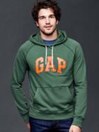 Gap Men Logo Pullover Hoodie - Cucumber Peel