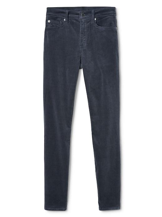 Gap Women Mid Rise True Skinny Cords - Cool Lake Blue