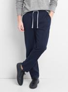 Gap Men Double Knit Pintuck Joggers - Navy