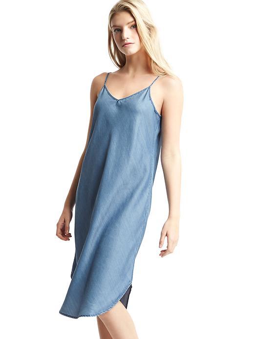 Gap Women 1969 Tencel Denim Cami Dress - Indigo