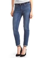 Gap Women Mid Rise Real Straight Jeans - Breezy Blue
