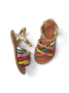 Gap Multi Color Strappy Sandals - Multi