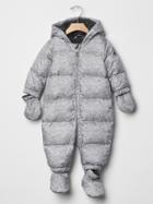 Gap Warmest Down Snowsuit - Flint Gray