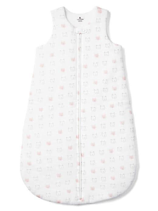 Gap Women Favorite Bear Print Sleep Bag - White