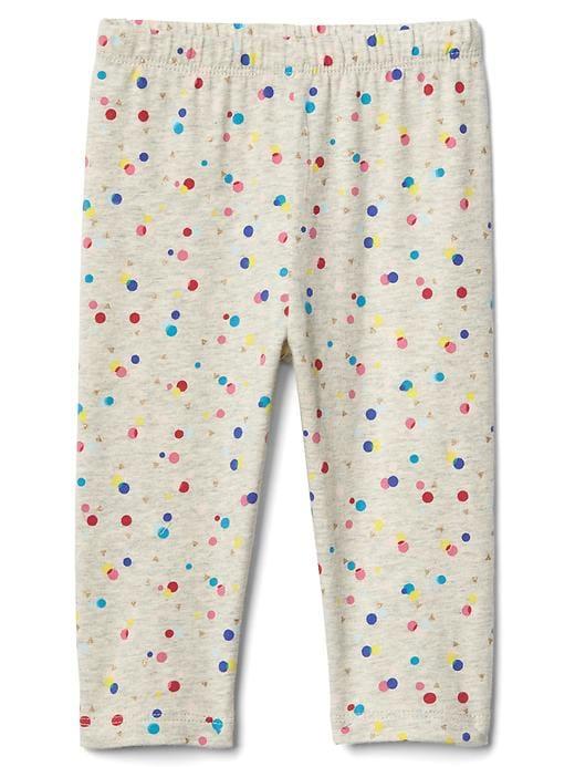 Gap Printed Leggings - Gray Heather