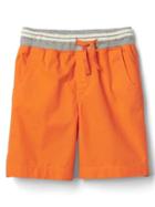Gap Ripstop Pull On Shorts - Shocking Orange