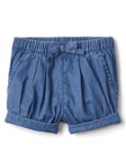 Gap Chambray Bubble Short - Denim