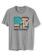 Gap Men Mtv Graphic Tee - New Heather Grey