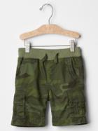 Gap Camo Cargo Shorts - Jungle Green