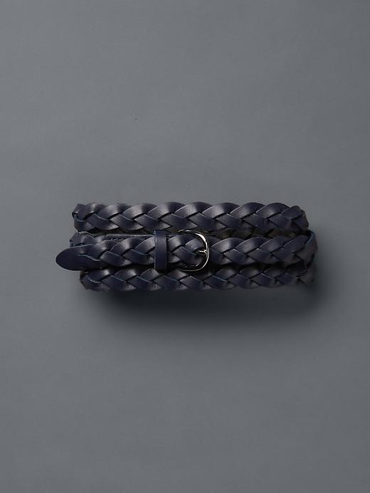 Gap Skinny Braided Belt - Pangea Blue