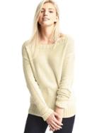 Gap Chunky Pointelle Sweater - Off White