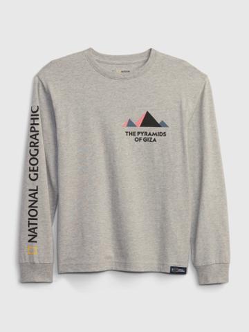 Gapkids | National Geographic 100% Organic Cotton Wonders Of The World Graphic T-shirt