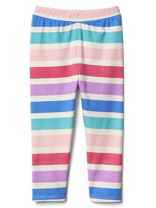 Gap Print Stretch Jersey Capris - Bold Stripe