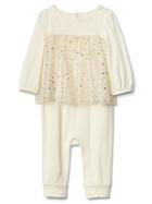 Gap Double Layer Tulle One Piece - Ivory Frost