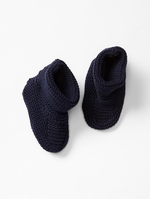 Gap Knit Booties - Dark Night