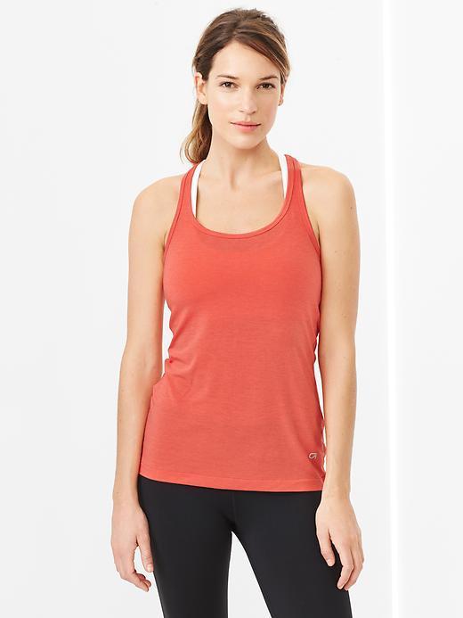 Gap Gapfit Breathe Heathered Tank - Fire Coral