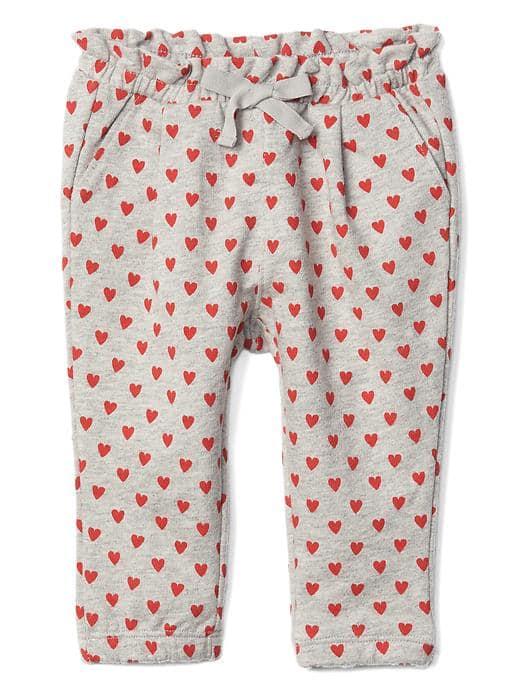Gap Heart Terry Pants - Gray