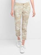 Gap Women Print Girlfriend Chino - Camo Print