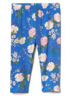 Gap Print Leggings - Blue Floral