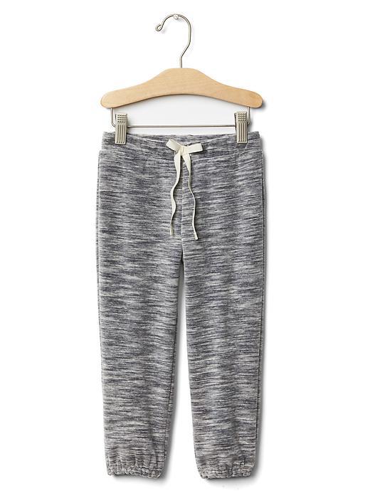 Gap Space Dye Velour Joggers - Light Grey Marle