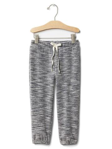 Gap Space Dye Velour Joggers - Light Grey Marle