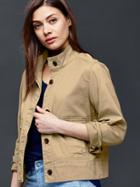 Gap Women Utility Swing Jacket - Mission Tan