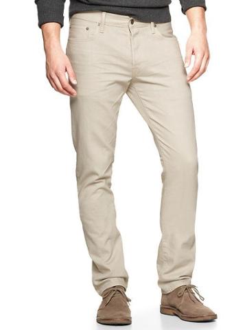 Gap 1969 Authentic Skinny Fit Jeans Boulevard Grey Wash - Boulevard Grey