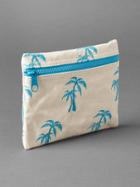 Gap Women Zip Pouch - Blue Palm