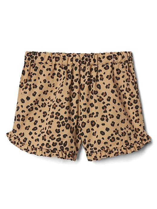 Gap Ruffle Dolphin Shorts - Cheetah Print