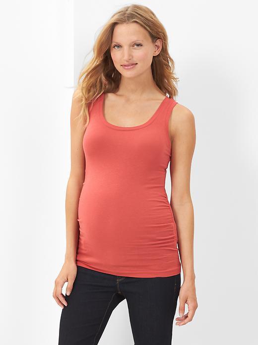 Gap Women Pure Body Tank - Faded Red