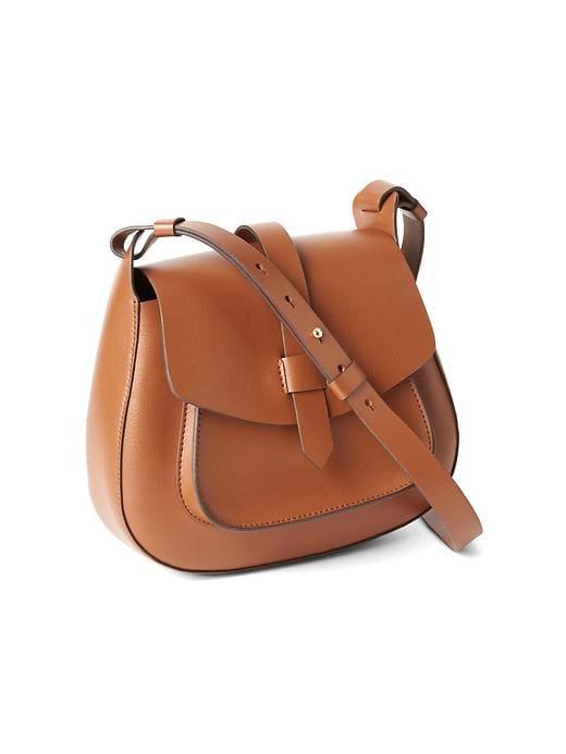 Gap Women Crossbody Saddle Bag - Camel