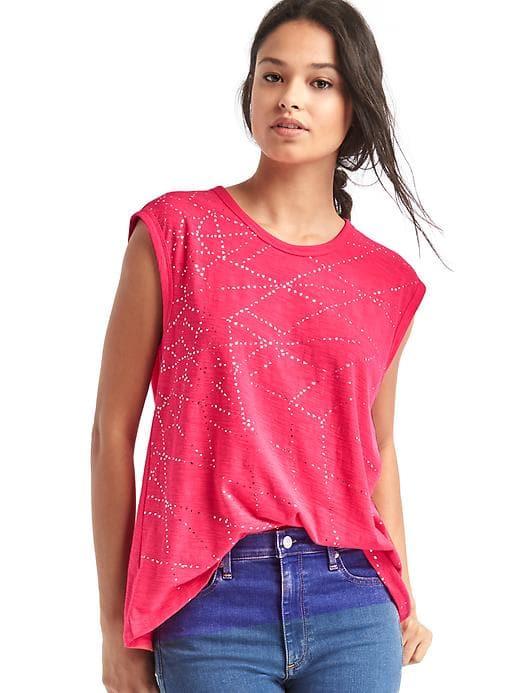 Gap Women Foil Print Cap - Summer Azalea