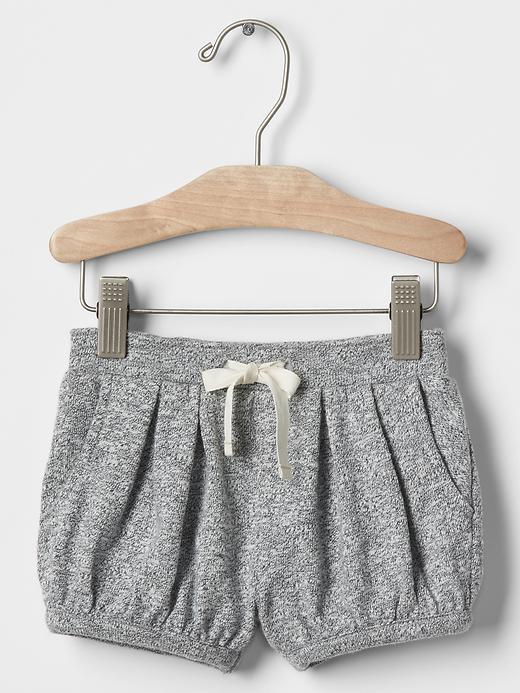 Gap Marled Bubble Shorts - Light Grey Marle