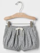 Gap Marled Bubble Shorts - Light Grey Marle