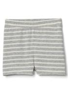 Gap Stretch Jersey Cartwheel Shorts - Light Grey Stripe