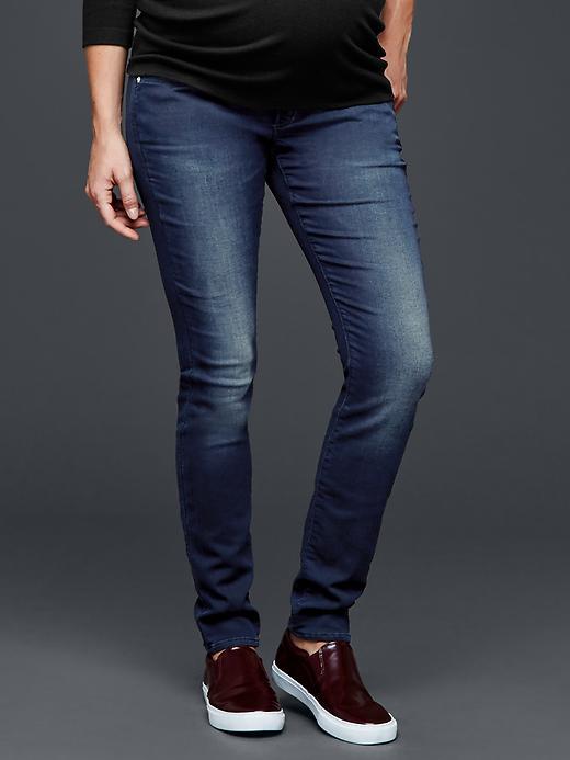 Gap 1969 Full Panel Resolution True Skinny Jeans - Dark Indigo