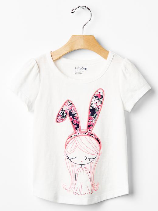 Gap Cherry Blossom Graphic Tee - Off White